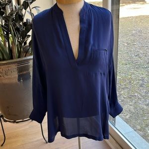 EUC Vince 100% silk top